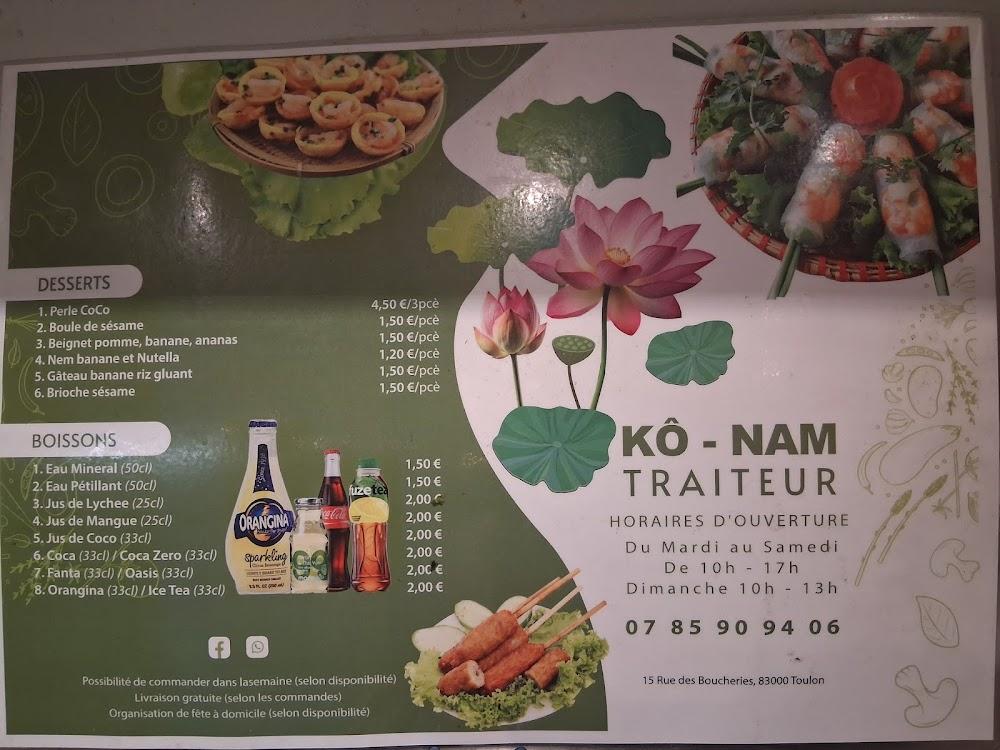 KÔ-NAM - Menu Image 2